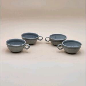 Raymor Contempora by Steubenville cups Ben Seibel Grey Mist MCM Set 4